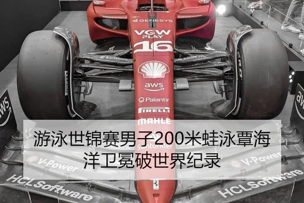 游泳世锦赛男子200米蛙泳覃海洋卫冕破世界纪录